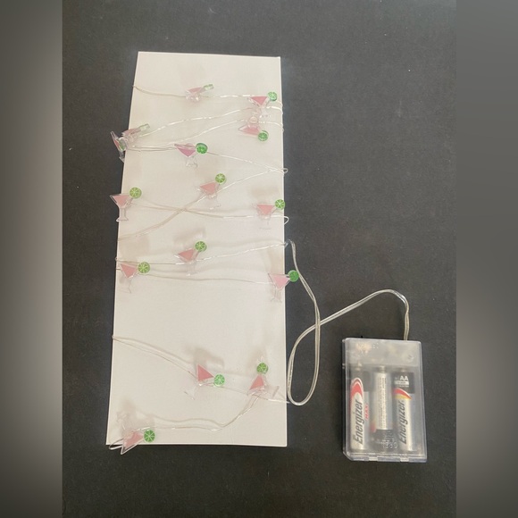 Margarita lime drink mini plastic party string battery operated indoor lights - Picture 3 of 9